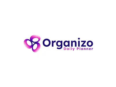 Organizo logo(unused) branding design gradient letter o logo minimal modern organize ring round tri