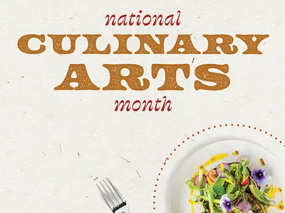 GEC - National Culinary Arts Month event food print vegan