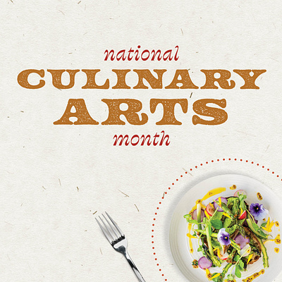 GEC - National Culinary Arts Month event food print vegan