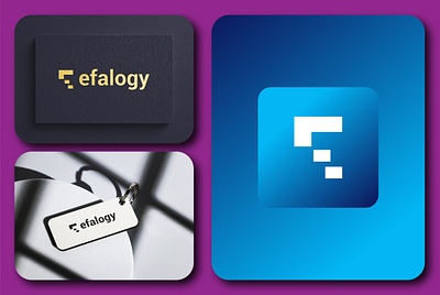 Efalogy logo branding graphic design logo ui