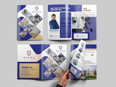 Construction Brochure Design construction construction brochure design magazine publication