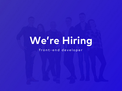 Hiring - London css developer front end developer hiring javascript jobs