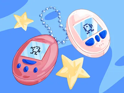 Tamagotchis 90s pet retro tamagotchi technology virtual