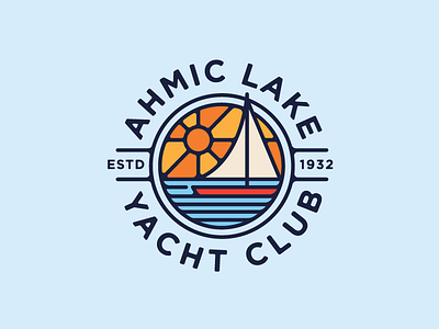 ALYC boat illustration lake sailing