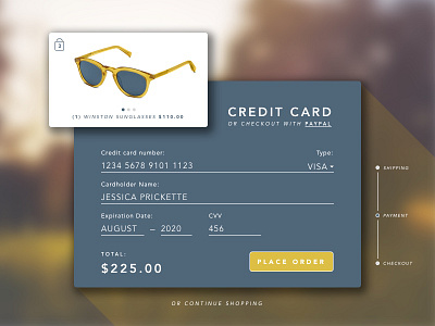 002 // Credit Card 002 checkout credit card daily dailyui ui ux