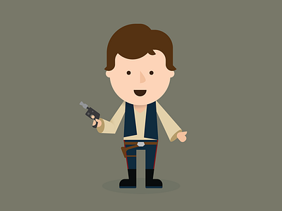 Han Solo han solo illustration solo star wars vector