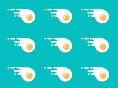 Frying Eggs animation design eggs loop vector