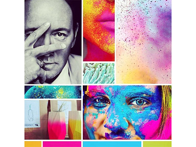 Vibrant Color / Mood Board color color inspiration color story design design inspiration fluorescent inspiration mood mood board vibrant vibrant color vivid