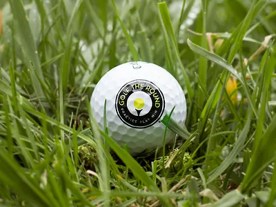 Golf The Round brand strategy printed material signage slogans tag lines visual identity