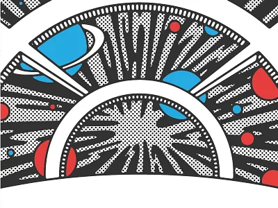 Space O_o illustration planets space time warp