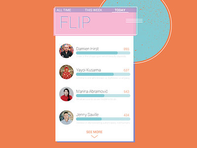 088 Leaderboard 088 app dailyui game leader board leaderboard mobile results scores social media