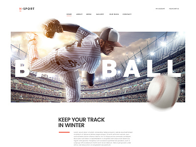 N-Sport home page creative designer ecommerce fashion hanoi landing page saigon sports vietnam website