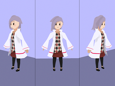 Winter Tsoi 3d argyle character maya