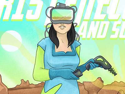 Kristenelle on Mars illustration