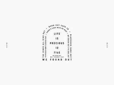 Wolves kanye lettering lyrics monochromatic music pablo tlop typography wolves