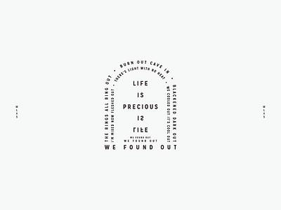 Wolves kanye lettering lyrics monochromatic music pablo tlop typography wolves
