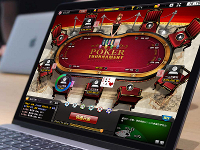 PC Texas poker design game game design icon illustration neumorphism pc ui web