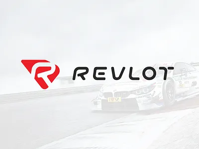 Revlot auto car community lettering logo race revlot speed sport type typography wheels