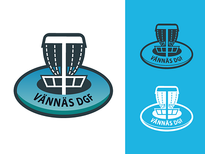 Disc golf club - logo concept disc golf logo