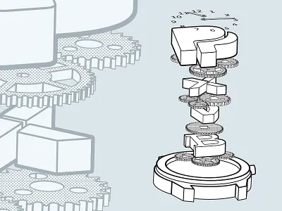 Time is PayPal Illustration 3d illustration infographic paypal timelines watch