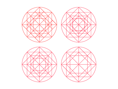 Symbol Grid circle font grid icons lines polygon red square symbol