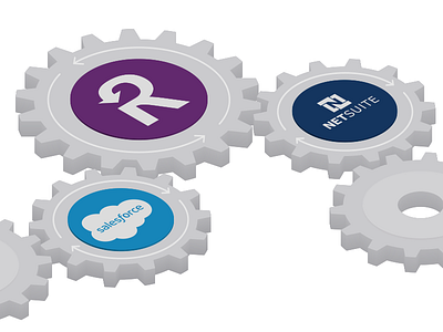 Recurly Integrations diagram gears integrate integration netsuite plug in recurly recurring saas salesforce