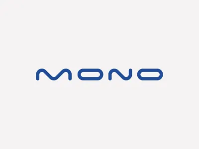 Mono flat font letter logo logotype rounded serif simple strong typography word wordmark