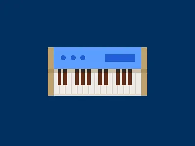 Keyboard icon instrument keyboard keys music