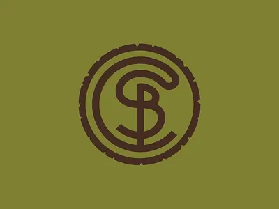 CSBP WIP 02 branches illustration letters logo stump tree wood