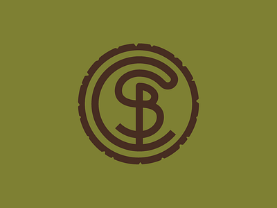 CSBP WIP 02 branches illustration letters logo stump tree wood