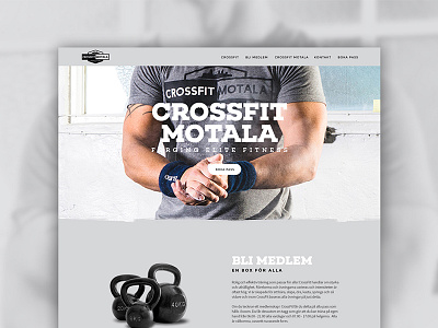 Crossfit crossfit grey kettlebell minimal muscles photography webdesign