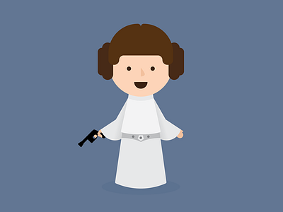 Leia illustration leia princess princess leia star wars vector