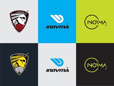 Case Study Inovma bike brand bycicle byke clean identity logo logomark modern