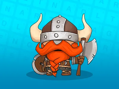 Viking ruzzler, for Ruzzle Adventure character design mobile games