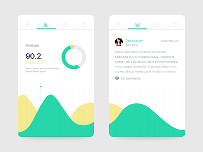 Analytics 2.0 analytics bars chart dashboard flat graph pie stats