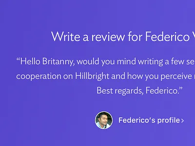 Write a review avatar fill gradient heading ideal sans pilot pilot x quote san francisco
