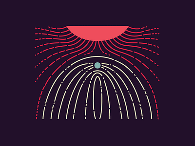 Solar wind cosmos earth illustration science solar system soler wind sun universe wind