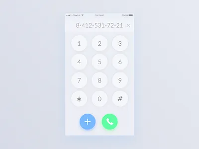 Dial Pad call chat contacts dial messages number pad phone widget