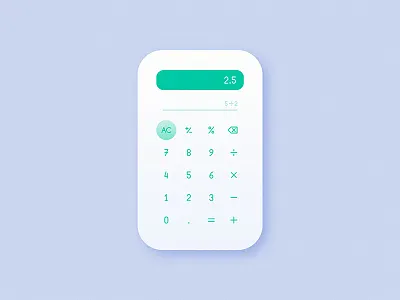 Daily UI 004 – Calculator calculator daily ui daily ui 004