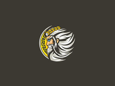 ZEUS TEAM eSports Team art design esports flat graphic illustration logo mascot zeus