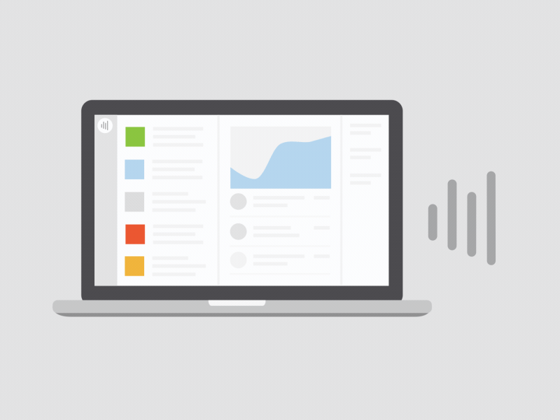 Hootsuite Amplify - Dashboard to Mobile 2d after effects hootsuite illustrator