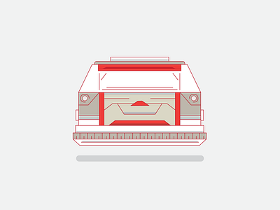 Floating Car car design fly future graphic icon illustration lines lokalah malaysian vector