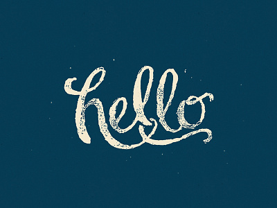 Hello! hand lettering hello lettering ottawa print making stamp type typography