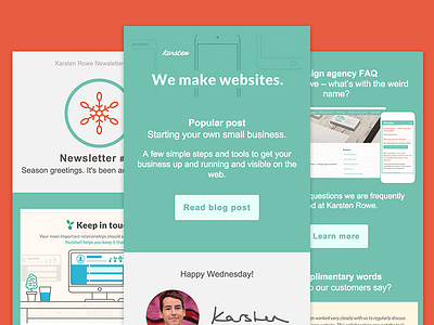 Karsten Rowe Email Design email marketing harrogate mailchimp