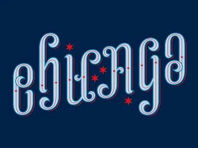 Chicago Ambigram ambigram chicago