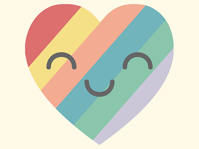 Rainbow Heart heart lgbt love rainbow
