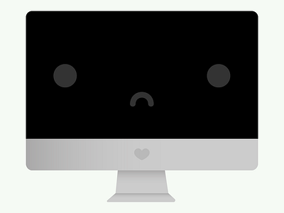 Sad Computer computer cute mac sad