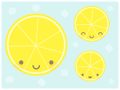 Cute Lemons cute food kawaii lemon
