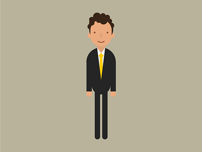 Man in suit illustration man suit