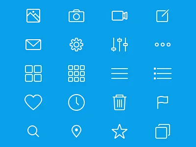 Essential Icon Kit icons ui